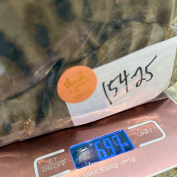 Express sheer maxi length leopard print beach coverup SZ SM - Picture 14 of 14